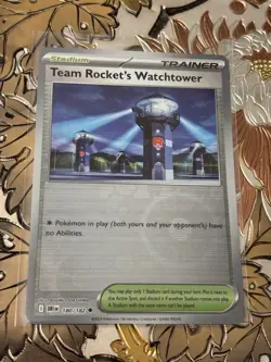 Pokemon Reverse Holo Team Rocket's Watchtower SV10: Destined Rivals 180/182 - Image 1