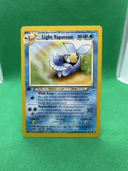 Pokemon Light Vaporeon 52/105 1st Edition Neo Destiny - Image 2