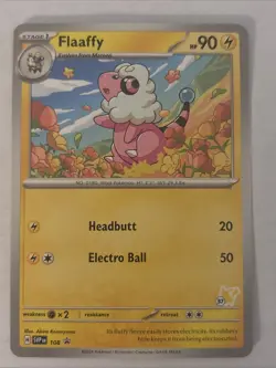 Pokemon TCG Flaaffy SVP 108 Battle Academy 2024 Stamp Black Star Promo NM - Image 1