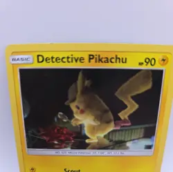 The Pokemon Company Detective Pikachu 10/18 Holo 90 HP Rare - Image 5