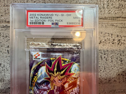 Yu-Gi-Oh! Metal Raiders 1st Edition Booster Pack PSA 9 Mint - Image 2