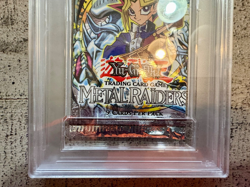 Yu-Gi-Oh! Metal Raiders 1st Edition Booster Pack PSA 9 Mint - Image 4