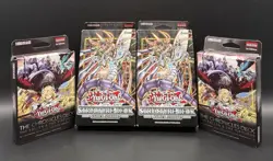 (2) Yu-Gi-Oh! Cyber Strike Structure Deck 1st Ed + (2) Chronicles All Foil Deck - Image 1