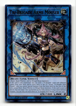 Yugioh Tri-Brigade Arms Mouser (UR) - Doom of Dimensions - Image 1