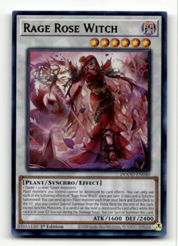 Yugioh Rage Rose Witch (UR) - Doom of Dimensions - Image 1