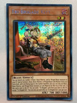 Yugioh 2022 Tin of the Pharaoh's Gods Tri-Brigade Kitt MP22-EN006 - Image 1
