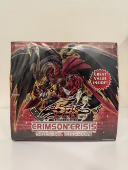 YUGIOH • 5DS CRIMSON CRISIS SPECIAL EDITION • BOOSTER BOX • UPPER DECK • SEALED - Image 1