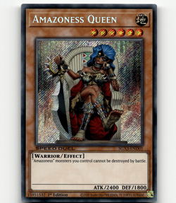 Yugioh Amazoness Queen (Secret Rare) Speed Duel GX: Duelists of Shadows - Image 1