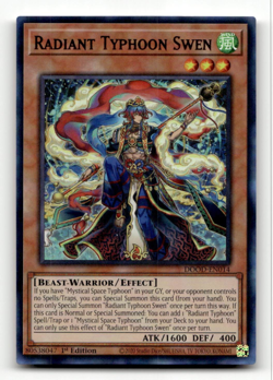 Yugioh Radiant Typhoon Swen (UR) - Doom of Dimensions - Image 1