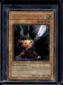2004 Yu-Gi-Oh! Rise of Destiny 1st Edition Sasuke Samurai #4 Rare #RDS-EN016 - Image 1