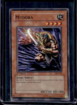 2003 Yu-Gi-Oh! Dark Crisis 1st Edition Mudora #DCR-076 - Image 1