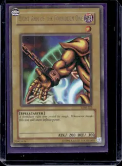 2002 Yu-Gi-Oh Legend Blue Eyes White Dragon Right Arm the Forbidden One #LOB-122 - Image 1