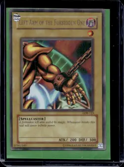 2002 Yu-Gi-Oh! Legend Blue Eyes White Dragon Left Arm the Forbidden One #LOB-123 - Image 1