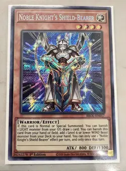 YUGIOH Noble Knight’s Shield-Bearer BROL-EN017 1st NM SHIPS NOW! - Image 1