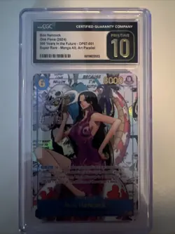 One Piece CCG Boa Hancock Emperors in the New World OP07-051 BGS 10 Pristine - Image 1