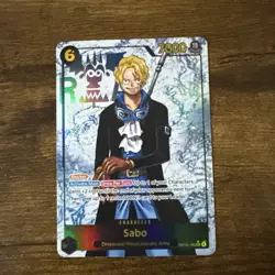 One Piece TCG Carrying on His Will - Sabo OP13-120 SEC Alt Art Parallel - NM - Image 1