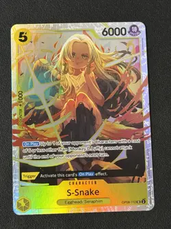 S-Snake OP08-112 (Super Rare) Two Legends ONE PIECE TCG NM English - Image 1