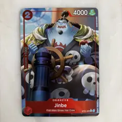 Jinbe ST21-005 Alt Art Parallel Holo Foil OP One Piece TCG NM English A - Image 1