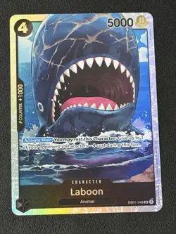 Laboon EB01-048 Premium Booster Reprint Foil Super Rare One Piece Trading Card - Image 1