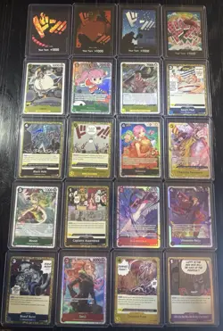 One Piece Card Lot ENGLISH 20 Cards total - Image 1