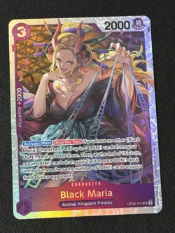One Piece TCG Two Legends Black Maria OP08-074 SR Near Mint - Image 1