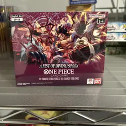 One Piece A Fist of Divine Speed English Booster Box Sealed New - Image 1