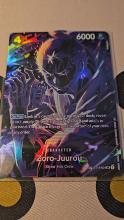 Zoro-Juurou (SP) ST18-004 (Legacy of the Master) Good Condition - Image 2