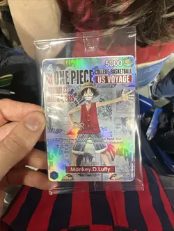One Piece CCG Monkey.D.Luffy BVB x One Piece Match Day '25 - Image 1