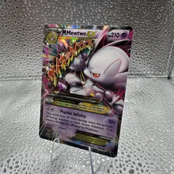 M Mewtwo EX Holo | 64/162 | XY Breakthrough | Pokemon Card TCG - LP/MP - Image 1