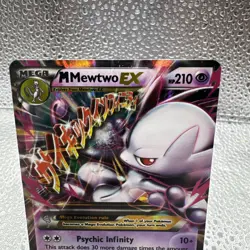 M Mewtwo EX Holo | 64/162 | XY Breakthrough | Pokemon Card TCG - LP/MP - Image 3