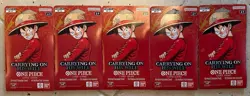 Lot Of 5x One Piece OP-13 Sleeved Booster Packs English Carrying On His Will - Image 1