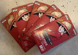 Lot Of 5x One Piece OP-13 Sleeved Booster Packs English Carrying On His Will - Image 2