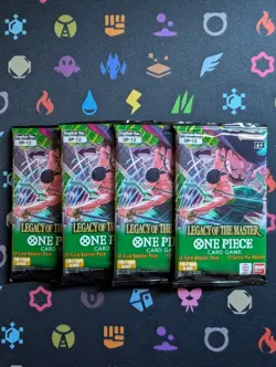 One Piece Card Game 4x OP 12 Legends of the Master Booster Pack (Sealed) - Image 1
