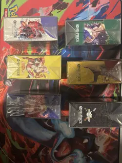 One Piece Sealed Bundle Double Packs (OP05/OP04/OP14 & More) TCG Cards - Image 2