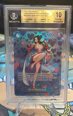 Boa Hancock Emperors in the New World OP07-051 BGS 10 Pristine -Fun Serial #6969 - Image 1