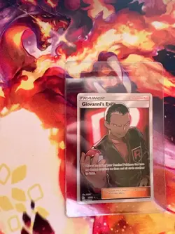 Giovanni's Exile 67/68 Ultra Rare Hidden Fates Pokemon Card | NEAR MINT - Image 1