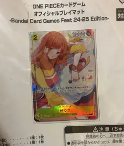 Zeus OP11-106 Promo & Playmat ONE PIECE Card Games Fest 24-25 Edition Bandai New - Image 2