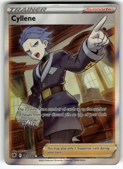 Cyllene (Full Art) 183/189 SWSH10: Astral Radiance NM Pokemon Card TCG - Image 1