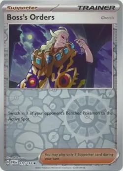 Boss's Orders (Ghetsis) 172/193 Reverse Holo | Paldea Evolved | Pokemon Card - Image 1