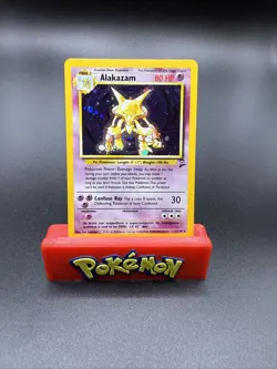 Alakazam 1/130 - Holo Rare - Pokemon TCG - Base Set 2 - NM Card - Image 1