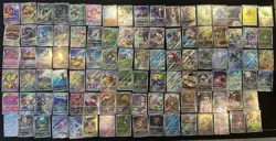 Pokemon Card Game Japanese Lot Set 100 CARD Art Rare Ar Different Types BULK - Image 1