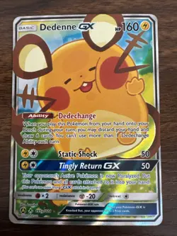Dedenne GX - 195a/214 - Alternate Art Promo Pokemon Card - NM/M - Image 1