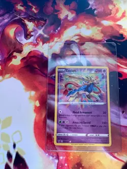 Zacian Amazing Rare 82/185 Vivid Voltage Pokemon Card - NM - Image 1