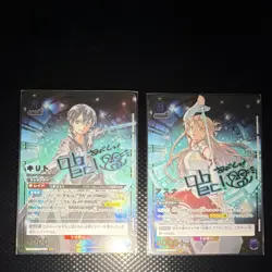 Bandai Union Arena SR Holo Kirito & Asuna Japanese Card Lot (2 Cards) - Image 1