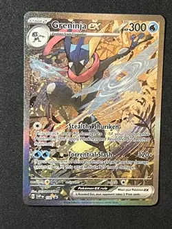 Greninja ex 132 Sv: Scarlet & Violet Promo Cards Holo 🔥 - Image 1