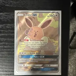 Pokemon TCG Eevee GX Full Art Holo Promo SM211 160HP Beast Card Pokemon - Image 1