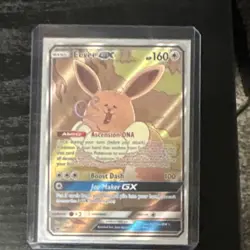 Pokemon TCG Eevee GX Full Art Holo Promo SM211 160HP Beast Card Pokemon - Image 3