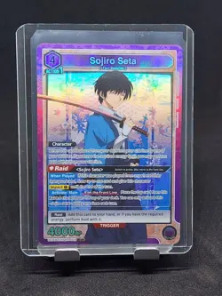 Union Arena Rurouni Kenshin Sojiro Seta UE11BT/RNK-1-059 SR Foil Card - Image 1