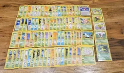 Pokemon 85 Card Lot - Jungle - 1 Holo Rares Uncommons Commons LP-D - Image 1