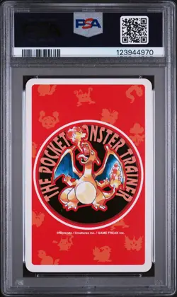 1996 POKEMON RED VERSION PLAYING CARDS ACE OF DIAMONDS #001 BULBASAUR PSA 9 - Image 2